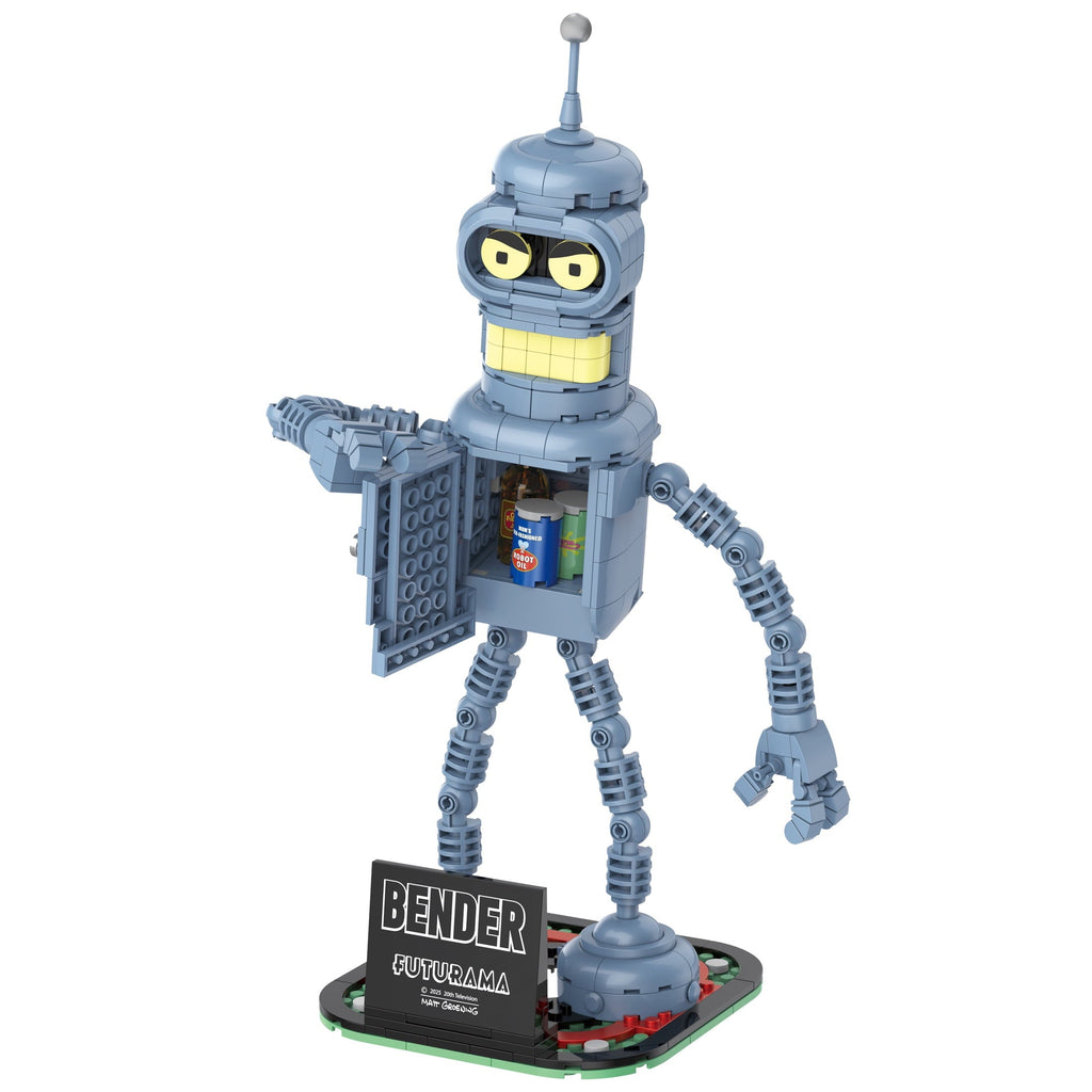 Brickcraft Futurama Bender Collectible Building Kit (396-Piece Set) Age 8+