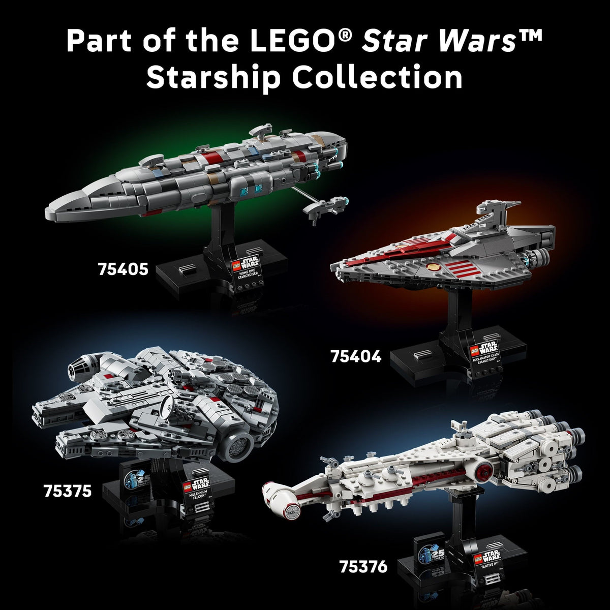 LEGO Star Wars Kylo Ren’s Command Shuttle - Model Starship Building Kit For Adults 18+ - DIY Collectible Building Set - Gift for Birthdays - 75406