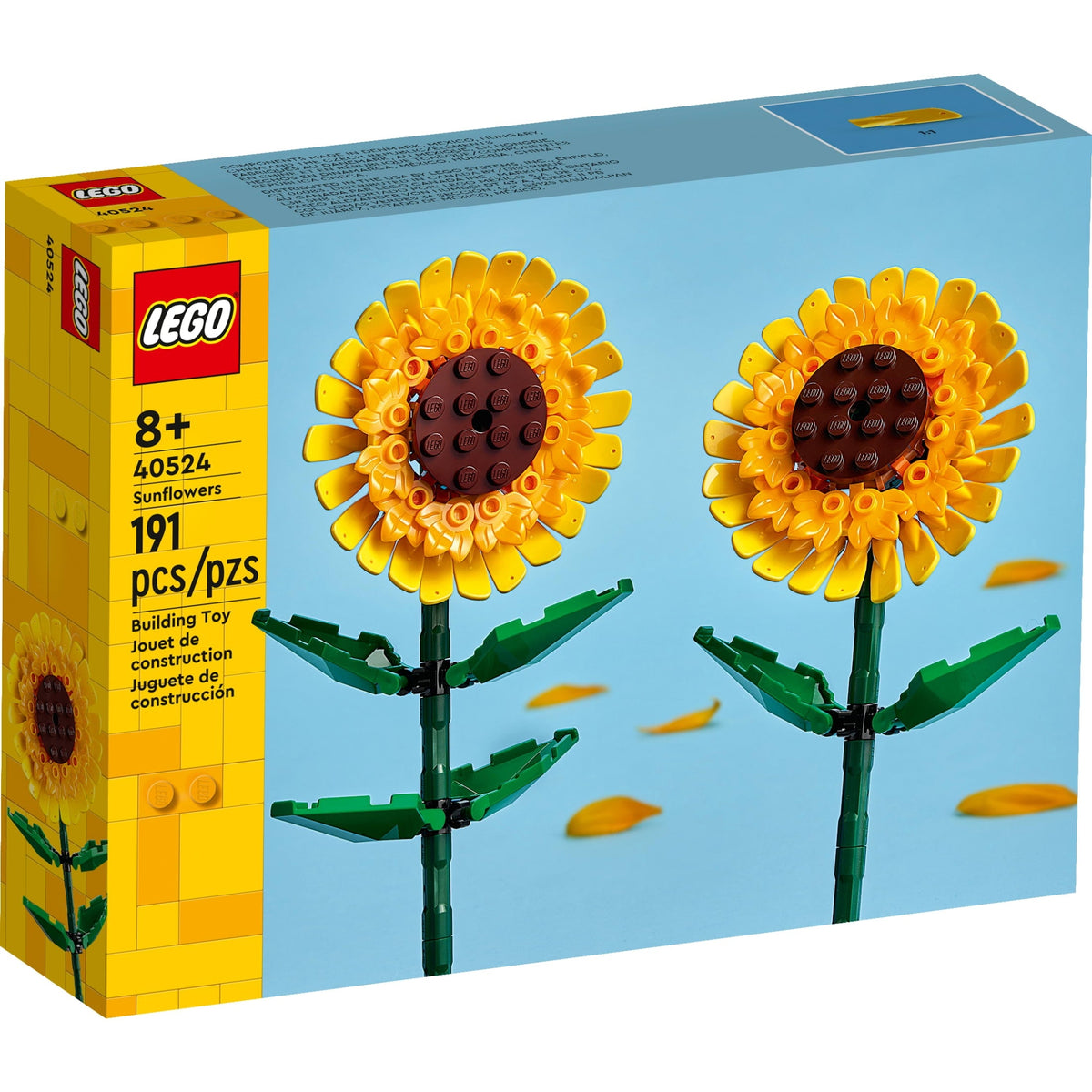 LEGO Sunflowers - Building Toy for Girls & Boys, Ages 8+ - Creative Gift for Kids - Artificial Flowers for Home Decor & Display - 40524